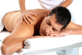 man massage treatment