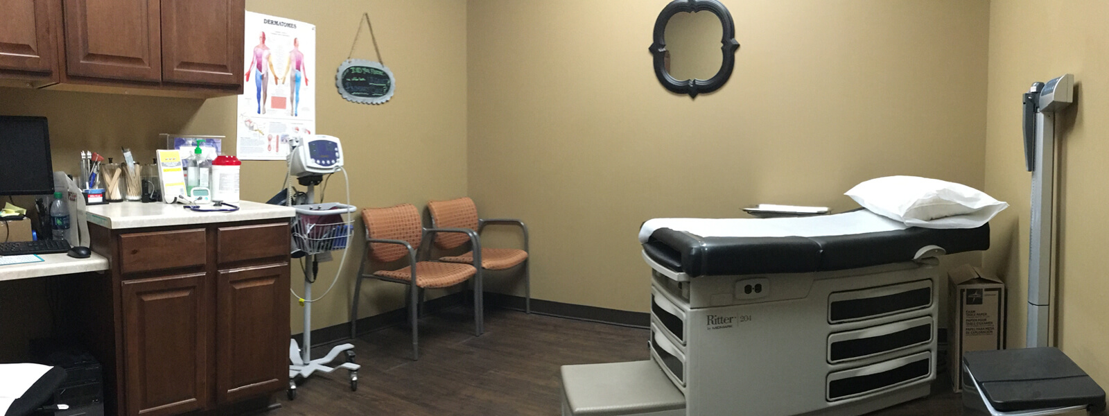 primary care treatment room