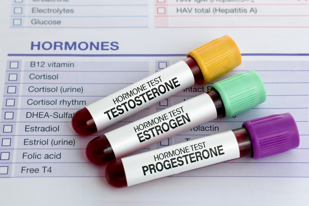 hormone test vials